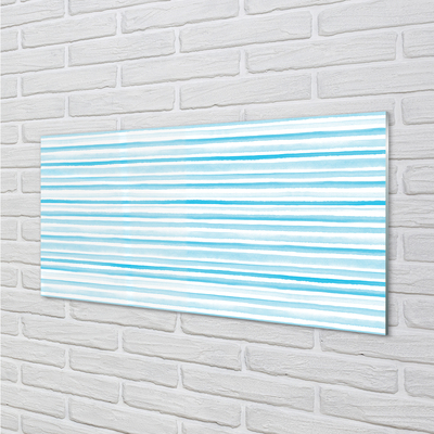 Skleněný panel modré pruhy