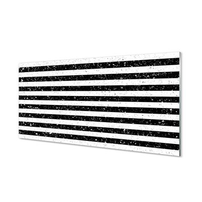 Skleněný panel Skvrny zebra pruhy