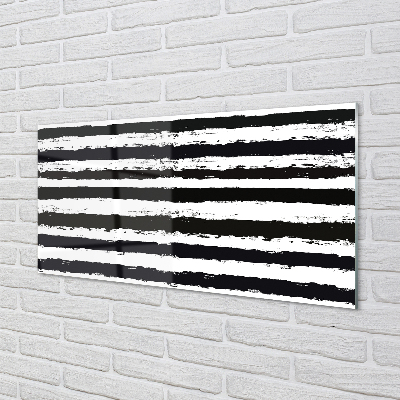 Skleněný panel Nepravidelné pruhy zebra