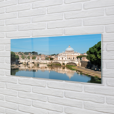Skleněný panel Rome River mosty