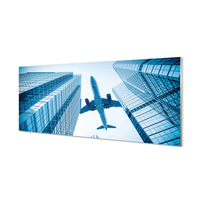 Skleněný panel Budovy letoun nebe