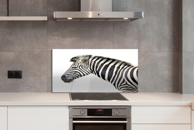 Skleněný panel zebra