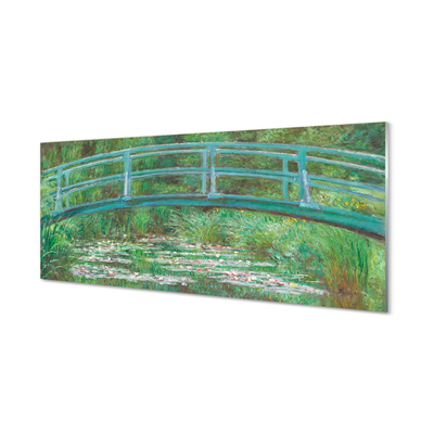 Skleněný panel Art malované bridge