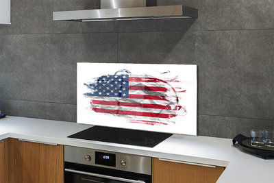 Skleněný panel Vlajky Spojených států
