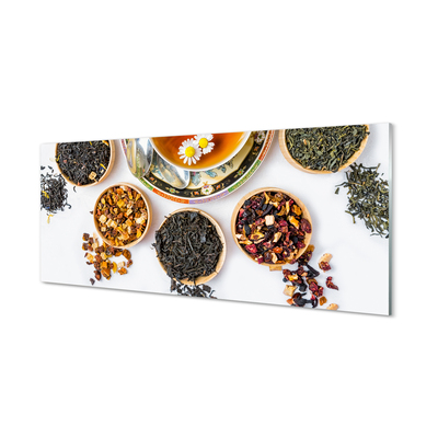 Skleněný panel Bylinkový čaj
