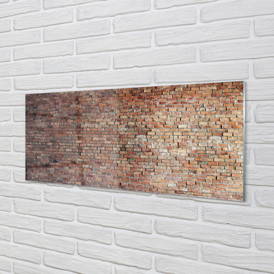 Skleněný panel Cihlové zdi wall