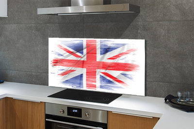 Skleněný panel Vlajka Velké Británie