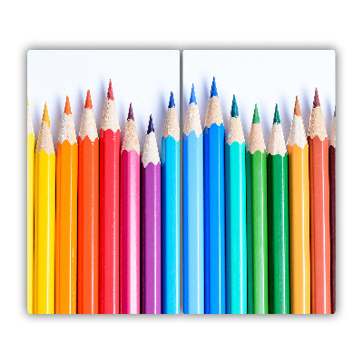 Skleněná krájecí deska Barevné tužky