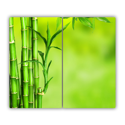 Skleněná krájecí deska bambus