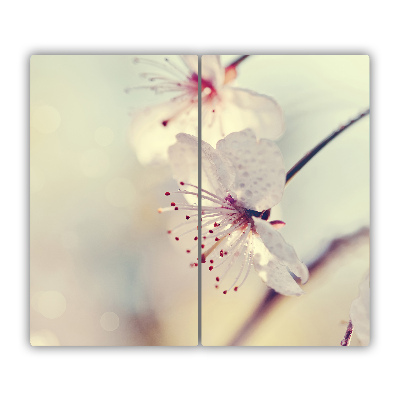 Skleněná krájecí deska Třešňový květ