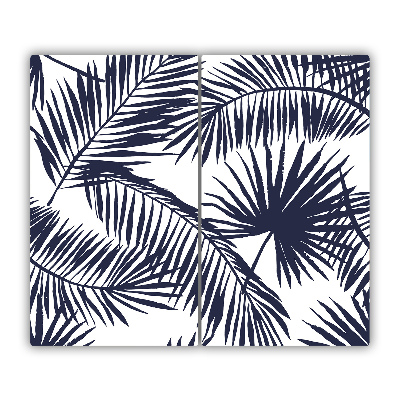 Skleněná krájecí deska Listy palmy