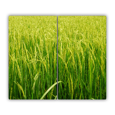 Skleněná krájecí deska Pole rýže