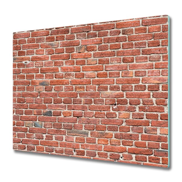 Skleněná krájecí deska Cihlová zeď