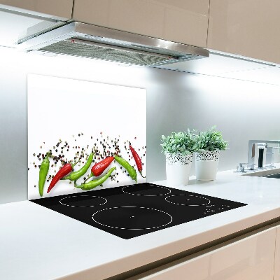 Skleněná krájecí deska Chilli papričky