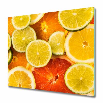Skleněná krájecí deska Citrusové ovoce