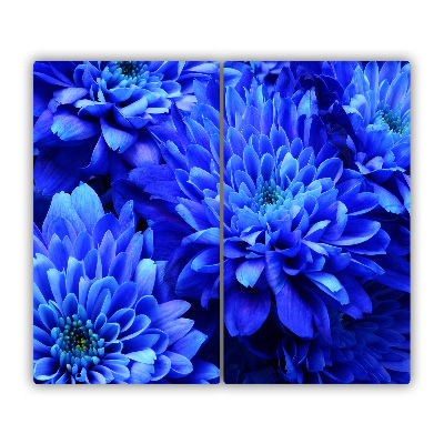 Skleněná krájecí deska Blue aster