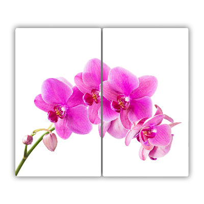 Skleněná krájecí deska Růžová orchidej