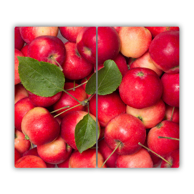 Skleněné deska do kuchyně Červené jablka