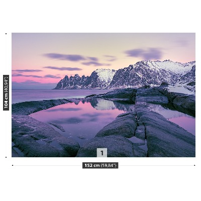 Fototapeta Zimní fjord