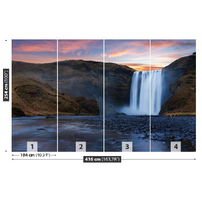 Fototapeta Vodopád Skogafoss