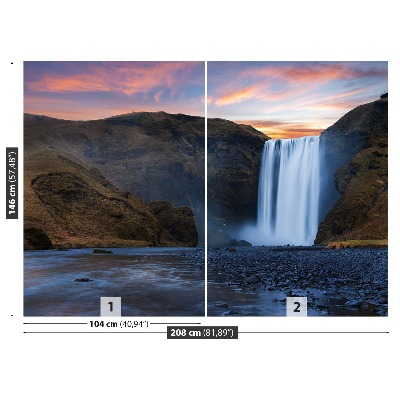 Fototapeta Vodopád Skogafoss