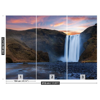 Fototapeta Vodopád Skogafoss