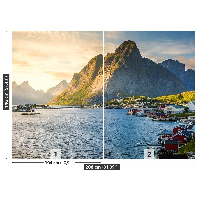 Fototapeta Fjord Norska