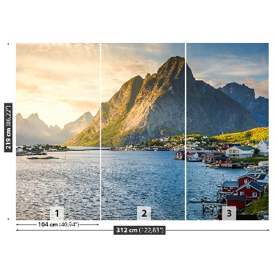 Fototapeta Fjord Norska