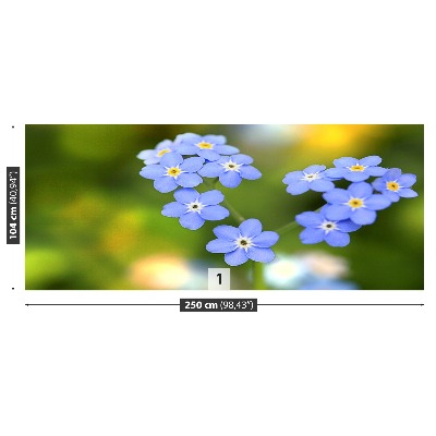 Fototapeta Forget-me-nots Srdce