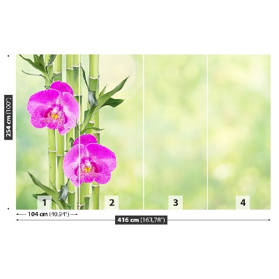 Fototapeta Orchidej a bambus