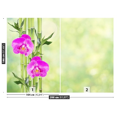 Fototapeta Orchidej a bambus