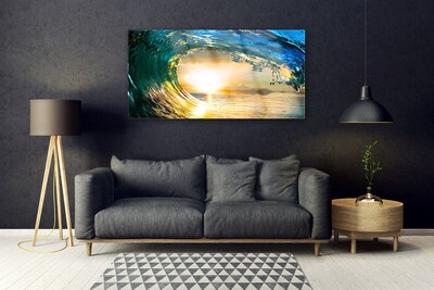akrylový obraz Vlna Moře Západ Příroda