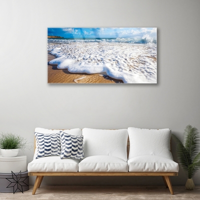 akrylový obraz Pláž Moře Pisek Příroda