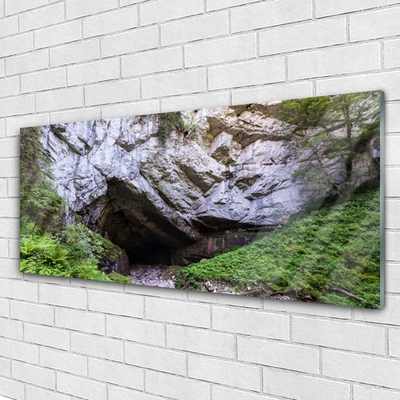 akrylový obraz Hora Jeskyně Příroda