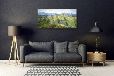 akrylový obraz Velká Zeď Hora Krajina