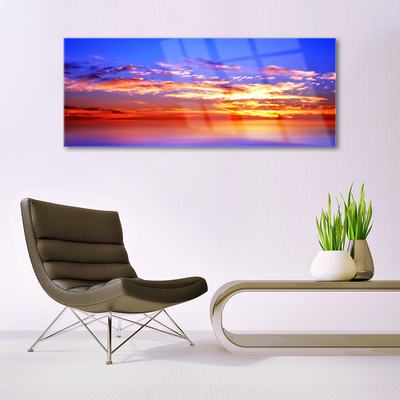 akrylový obraz Nebe Mraky Moře Krajina