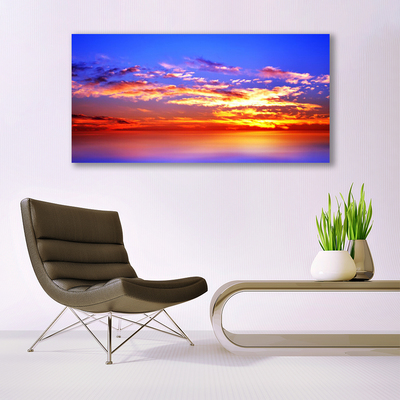 akrylový obraz Nebe Mraky Moře Krajina