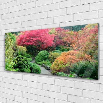 akrylový obraz Zahrada Květina Strom Příroda