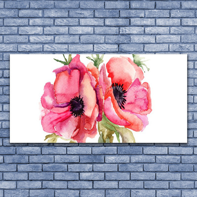 akrylový obraz Květiny Akvarely