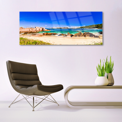 akrylový obraz Pláž Moře Krajina