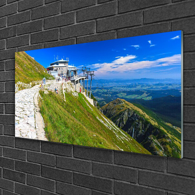 akrylový obraz Hory Stezka Krajina