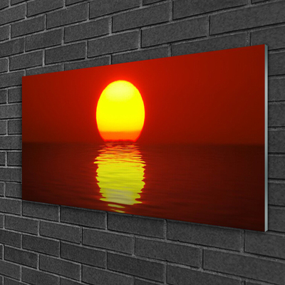 akrylový obraz Západ Slunce Krajina