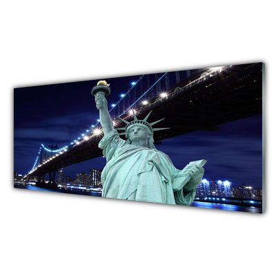 akrylový obraz Most Socha Svobody