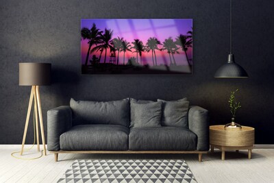 akrylový obraz Palmy Stromy Krajina