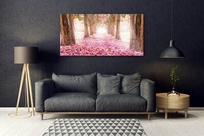 akrylový obraz Strom Růže Květiny Příroda