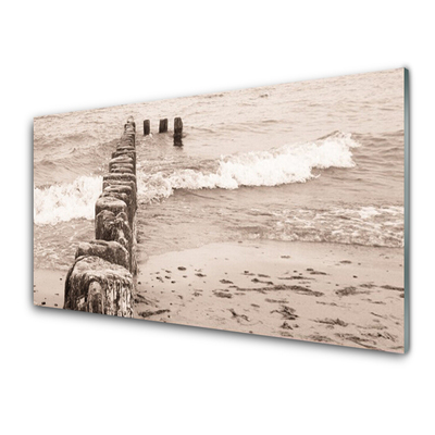 akrylový obraz Moře Pláž Architektura