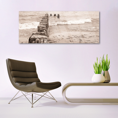 akrylový obraz Moře Pláž Architektura