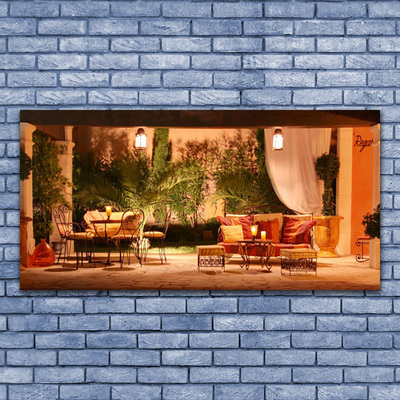 akrylový obraz Restaurace Architektura