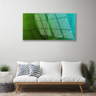 akrylový obraz Abstrakce Listy Rostlina