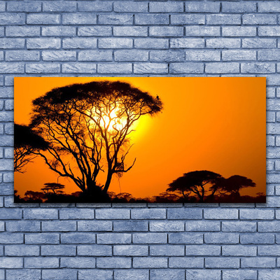 akrylový obraz Strom Slunce Příroda